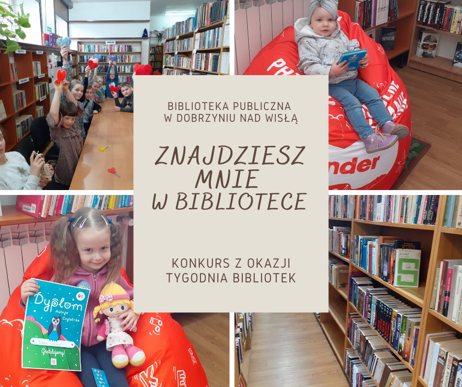 Konkurs „Znajdziesz mnie w bibliotece”